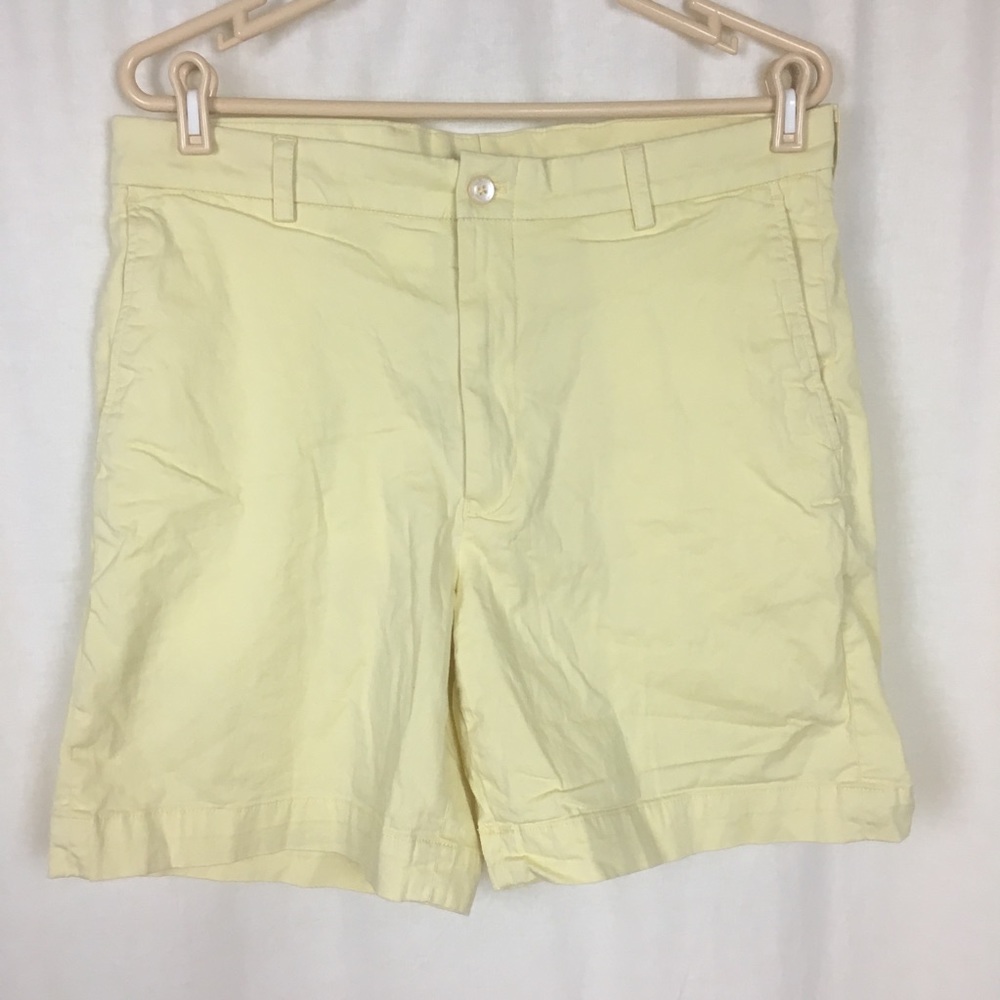 Southern Tide Men’s 36 Shorts Yellow Cotton